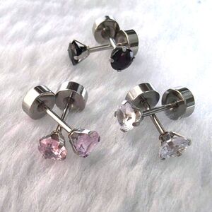 3 Pairs Of Fake Gauge Earrings